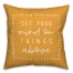 Set Your Mind On Things Above 18x18 Spun Poly Pillow