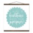 I Work In Healthcare What's Your Superpower? 16x16 Teak Hanging Canvas
