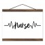 Nurse Lifeline 12x8 Teak Hanging Canvas
