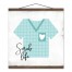 Scrub Life 16x16 Teak Hanging Canvas