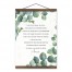 Nurse's Prayer 12x16 Teak Hanging Canvas