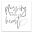 Nursing Is A Work Of Heart 12x12 Canvas Wall Art