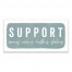 Support Movers Makers Hustlers Shakers 10x20 Canvas Wall Art