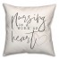 Nursing Is A Work Of Heart 18x18 Spun Poly Pillow