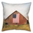 Patriotic Barn Painting 18x18 Spun Poly Pillow
