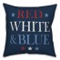Red White and Blue 18x18 Spun Poly Pillow