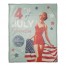 Vintage Fourth of July Celebration 50x60 Coral Fleece Blanket
