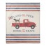 Land of the Free Home of the Brave Truck 50x60 Coral Fleece Blanket