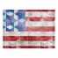 Quilted Patchwork Flag 18x14 Poly Twill Placemat