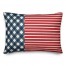 American Gingham and Stripes 14x20 Spun Poly Pillow