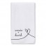 Heart Line Names 16x25 Personalized Towel