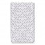 Gray and White Diamond Pattern 16x25 Towel