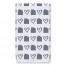 House and Heart Pattern 16x25 Towel