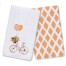 Peach Bike Monogram Textiles Collection