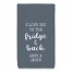 Fridge and Back 16x25 Personalized Towel