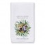 Floral Wreath Home and Heart 16x25 Personalized Towel