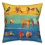 Yellow Birds on Wires 20x20 Indoor / Outdoor Pillow