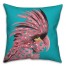 Colorful Cockatoo with Blue 20x20 Indoor / Outdoor Pillow