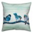 Watercolor Blue Birds on Branch 20x20 Indoor / Outdoor Pillow