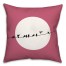 Pink Circle Birds on a Line 20x20 Indoor / Outdoor Pillow