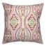 Pink Red Folk Pattern 20x20 Indoor / Outdoor Pillow