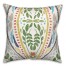 White Background Folk Pattern 20x20 Indoor / Outdoor Pillow