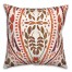 Red Folk Pattern 20x20 Indoor / Outdoor Pillow
