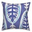 Dark and Light Blue Leaf Pattern 20x20 Indoor / Outdoor Pillow