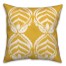 White and Yellow Leaf Pattern 20x20 Indoor / Outdoor Pillow