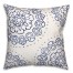 Navy Line Mandala Pattern 20x20 Indoor / Outdoor Pillow
