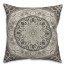 Grey Ornate Medallion 20x20 Indoor / Outdoor Pillow