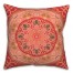 Red Ornate Medallion 20x20 Indoor / Outdoor Pillow
