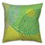 Bright Green Dash Circles 20x20 Indoor / Outdoor Pillow