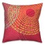 Bright Pink Dash Circles 20x20 Indoor / Outdoor Pillow