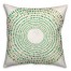 Round Green Dashes 20x20 Indoor / Outdoor Pillow