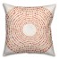 Round Orange Dashes 20x20 Indoor / Outdoor Pillow