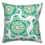 Green and Purple Star Shape Pattern  20x20 Indoor / Outdoor Pillow