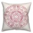 Purple Watercolor Medallion 20x20 Indoor / Outdoor Pillow