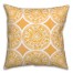 Small Yellow Full Pattern Medallions 20x20 Indoor / Outdoor Pillow