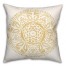 Yellow Watercolor Medallion 20x20 Indoor / Outdoor Pillow