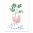 Just Breathe with Monstera 8x10 Tabletop Canvas