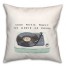 Good Music Makes the World Go Round Record Player 18x18 Spun Poly Pillow