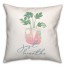 Just Breathe Monstera 18x18 Spun Poly Pillow