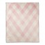 Blush Woven Rug Pattern 50x60 Coral Fleece Blanket
