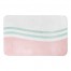 Blush and Mint Swoop 34x21 Bath Mat