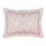 Geo Blush Tile Quad Pattern Standard Brushed Poly Sham