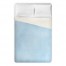 Watercolor Blue Polka Dot Strokes Duvet