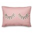 Blush Sleepy Cheetah Lashes 14x20 Spun Poly Pillow