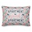 Apartment Sweet Apartment with Flowers 14x20 Spun Poly Pillow