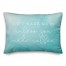 Teal Don't Wake Unless Coffee 14x20 Spun Poly Pillow